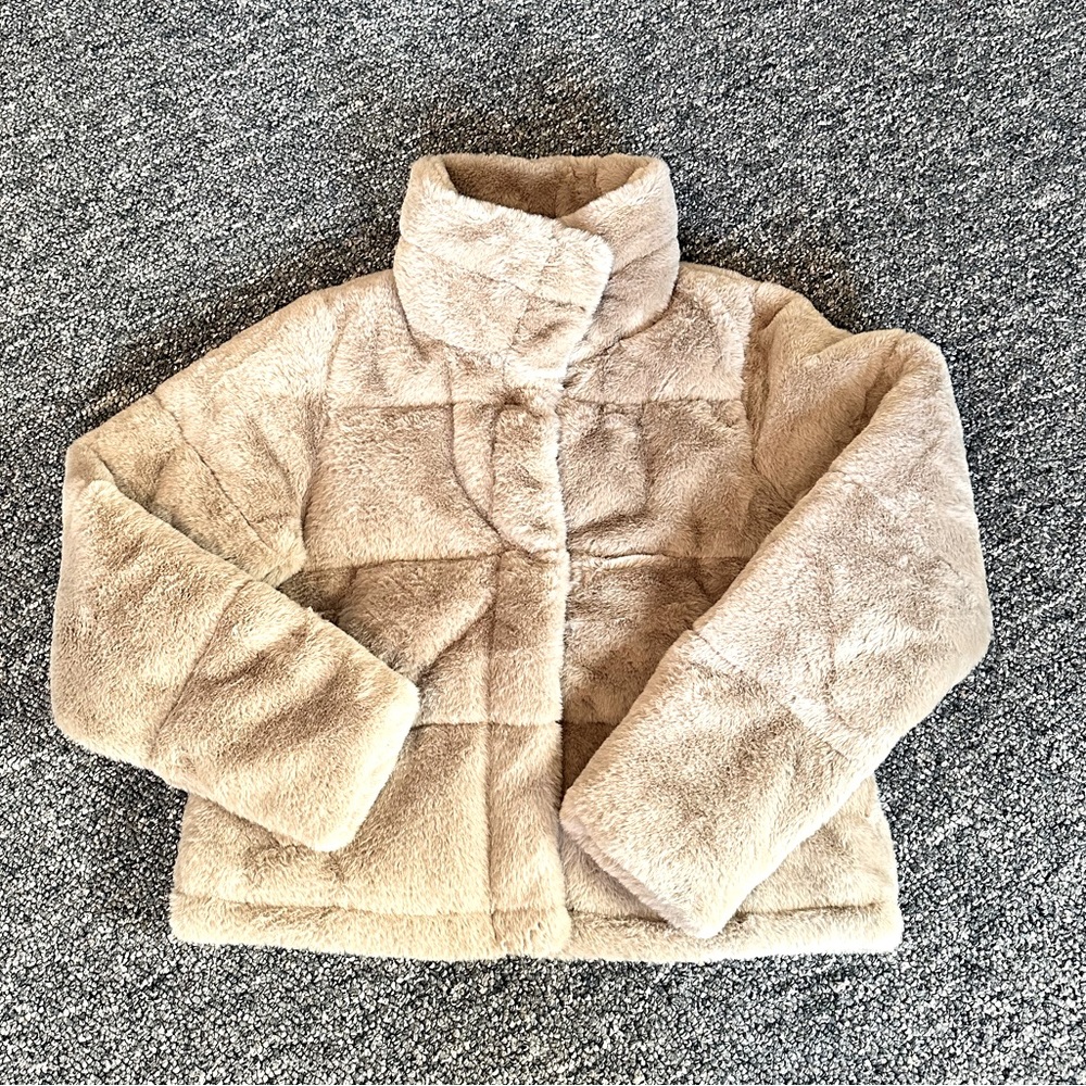 Faux Fur Puffer Coat